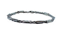 Bracelet Gioie Gobbo Homme Laurentia in Or blanc BROB113 - BROB113